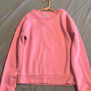 Pink Crewneck Sweatshirt 7 year grirls